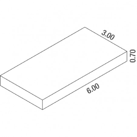 DIMASPORT INTERCLUB HIGH JUMP LANDING SYSTEM 6.00 X 3.00 X 0.70M