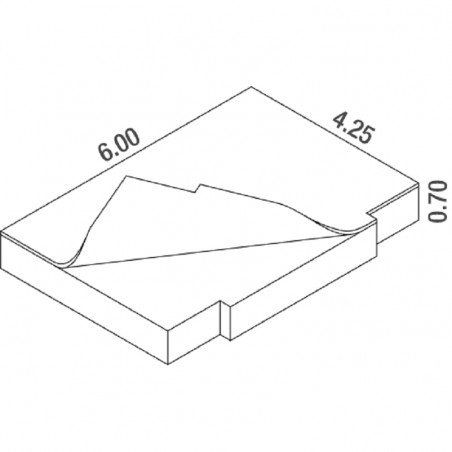 CHALLENGER HIGH JUMP LANDING SYSTEM CERTIFIED WORLD ATHLETICS 6.00 X 4.25/4.00 X 0.70M