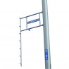 MULTI-POSITIONAL BRACKET FOR COMPETITION POLE-VAULT UPRIGHTS