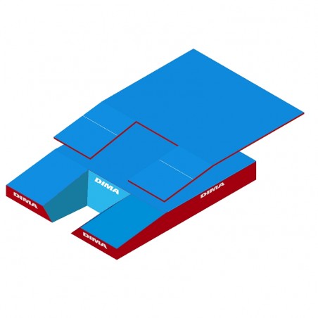 MATELAS PERCHE MEETING DIMASPORT7.00 X 5.00 X 0.80/0.50M