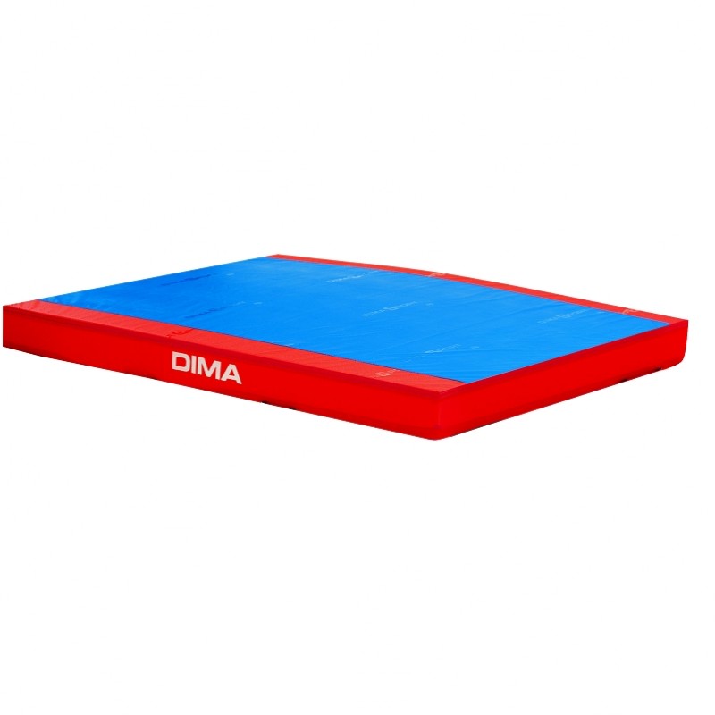 MATELAS DE RECEPTION DIMASPORTBORDS ROUGES - ASSOCIATIF VELCRO EN BOUTEPAISSEUR 20 CM