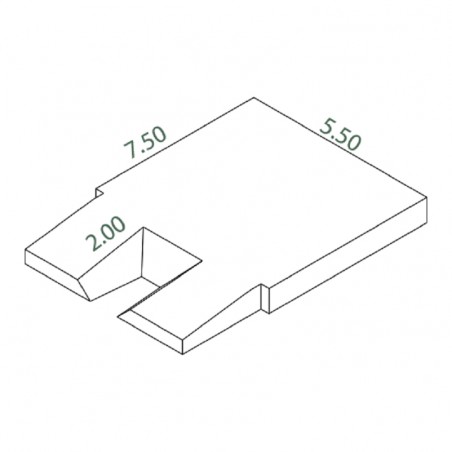 FEDERAL POLE VAULT LANDING SYSTEM 7.50 X 5.50 X 0.80/0.50M