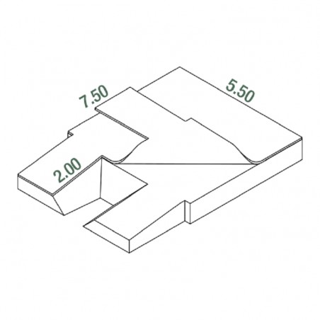 FEDERAL POLE VAULT LANDING SYSTEM 7.50 X 5.50 X 0.80/0.50M