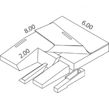 INTERNATIONAL POLE VAULT LANDING SYSTEM 8.00 X 6.00 M