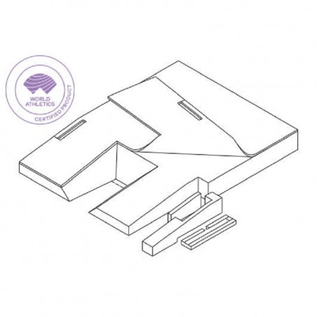 INTERNATIONAL POLE VAULT LANDING SYSTEM 8.00 X 6.00 M