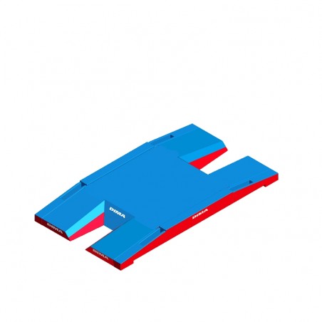INTERNATIONAL DOUBLE-FRONT UP&DOWN POLE VAULT LANDING SYSTEM 11.00 X 6.00 M