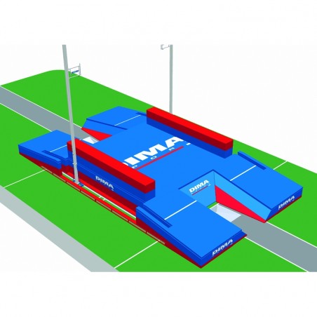 INTERNATIONAL DOUBLE-FRONT UP&DOWN POLE VAULT LANDING SYSTEM 11.00 X 6.00 M
