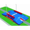 INTERNATIONAL DOUBLE-FRONT UP&DOWN POLE VAULT LANDING SYSTEM 11.00 X 6.00 M