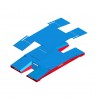 INTERNATIONAL DOUBLE-FRONT UP&DOWN POLE VAULT LANDING SYSTEM 11.00 X 6.00 M