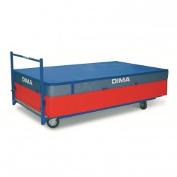 CHARIOT DE TRANSPORT HORIZONTALPOUR MATELAS ET SAUTOIR250 X 120 X 28 CM