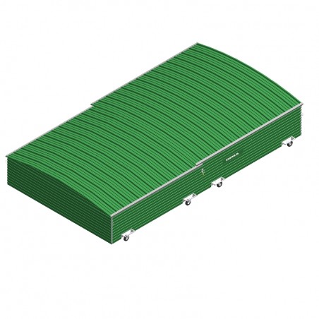 SHED FOR CONCEPT III HIGH JUMP LANDING SYSTEMFOR 8.00 X 4.25 M MATS