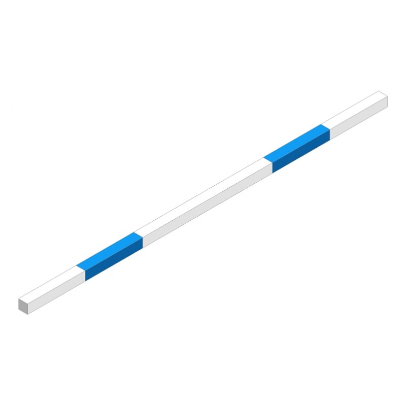 REPLACEMENT WOODEN BEAM FOR STEEPLECHASE BARRIER4M OR 5M