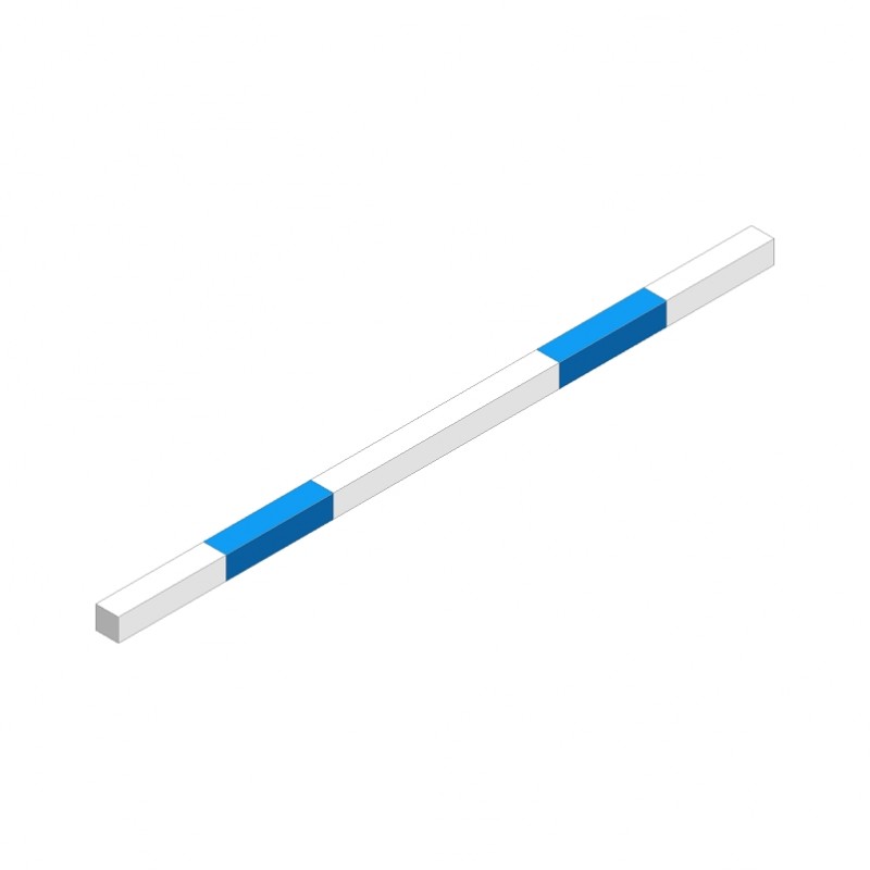 REPLACEMENT WOODEN BEAM FOR STEEPLECHASE WATER JUMP BARRIER