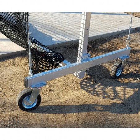 WORLD ATHLETICS GALVANIZED STEELHAMMER CAGE WITH GROUND SLEEVES