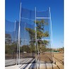 WORLD ATHLETICS GALVANIZED STEELHAMMER CAGE WITH GROUND SLEEVES