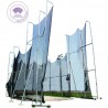 WORLD ATHLETICS GALVANIZED STEELHAMMER CAGE WITH GROUND SLEEVES