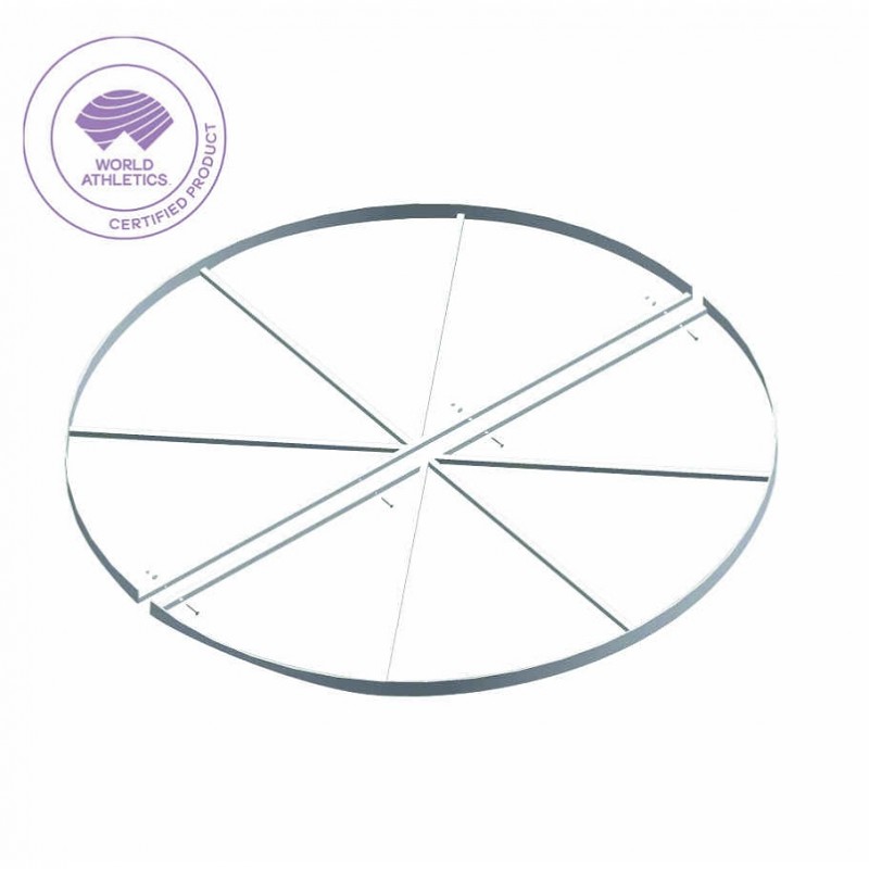SHOT/HAMMER CIRCLE FOR EMBEDMENTØ 213.5 CM