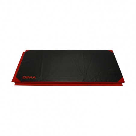FITNESS MAT WITH ATTACHMENT STRIPS REINFORCED CORNERS