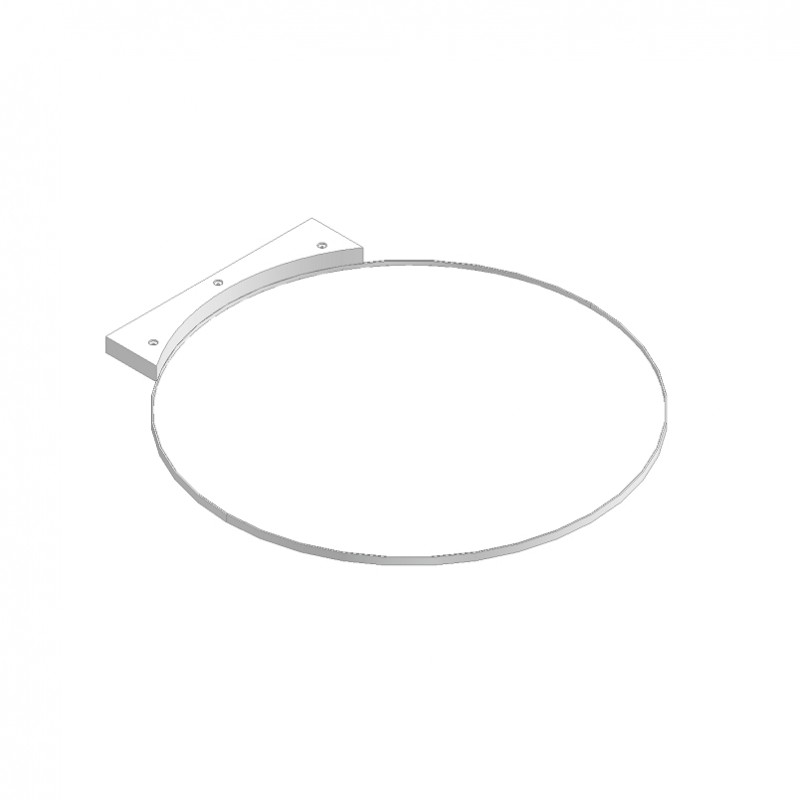 PORTABLE SHOT PUT THROWING CIRCLE WITH INTEGRATED TOEBOARD 40MM THICK