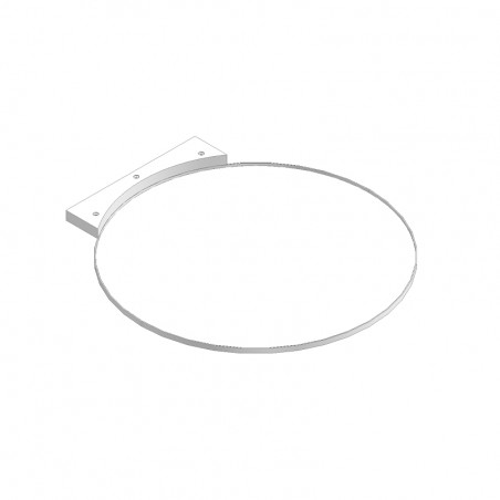 PORTABLE SHOT PUT THROWING CIRCLE WITH INTEGRATED TOEBOARD 40MM THICK