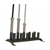 VERTICAL BAR HOLDER10 OLYMPIC BARBELLS