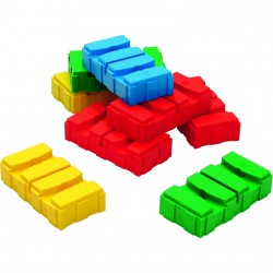 BRIQUES ET DESSUS DE BRIQUES MULTI-JEUXLOT DE 12