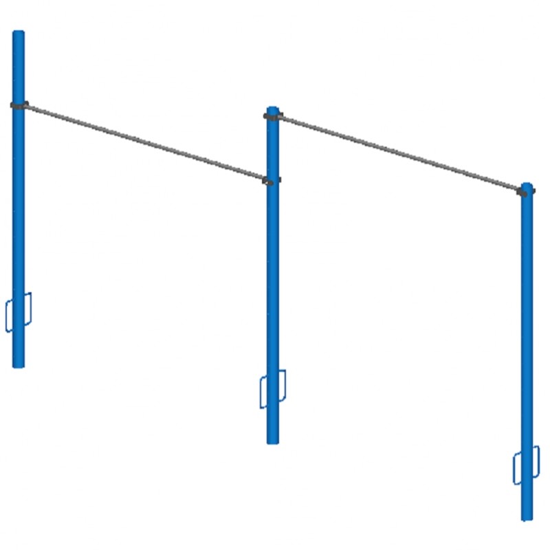 NON-CABLED HIGH BARS1, 2 OR 3 SPACES