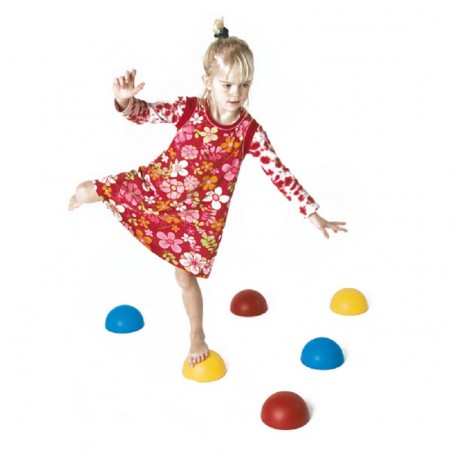 BALANCE PLASTIC HEMISPHERESSET OF 6