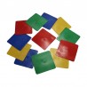 CARRE DE MARQUAGE AU SOL PVC 20 X 20 CM LOT DE 12 AVEC SAC