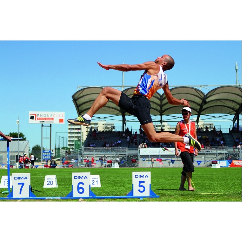 LONG JUMP/TRIPLE JUMP DISTANCE INDICATOR BOARDS SET OF 5