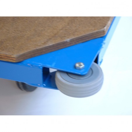 CHARIOT DE TRANSPORT POUR TAPIS AVEC PLATEAU BOIS 200X100CM PLEYEL GYM