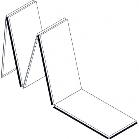 FULLY ASSEMBLING GYMNASTICS TRACK 800X100X5.5CM