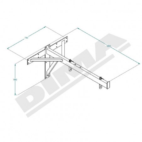 PUNCHING BAG, GYM RINGS, CLIMBING ROPE WALL ATTACHMENT BRACKET