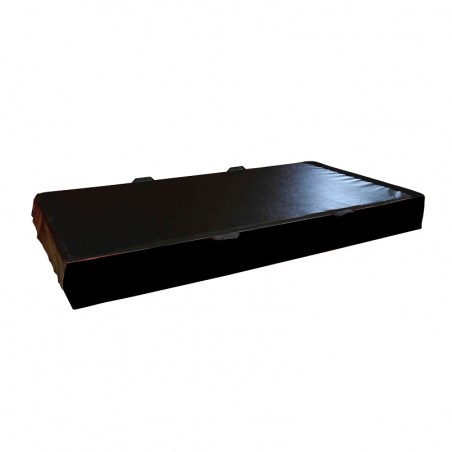 DUAL DENSITY BLACK MATWITH ATTACHMENT STRIPS