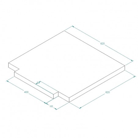 TAPIS POUR MAISON DES 1001 NUITS62 X 62 X 4 CM