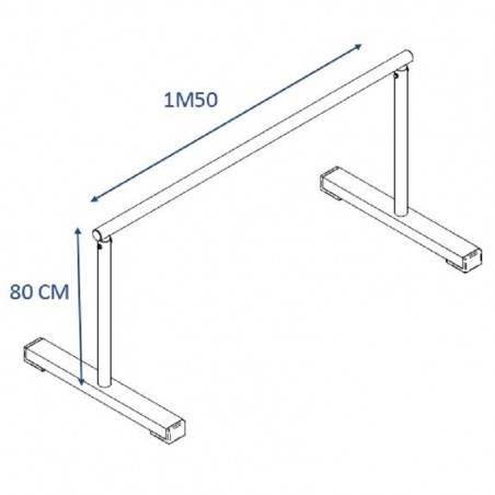 PARKOUR / FREERUNNING OBSTACLE 80 CM1M70 X 80 CM