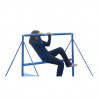 PARKOUR / FREERUNNING DOUBLE WINDOW BARS WITH BRACES - 1M25