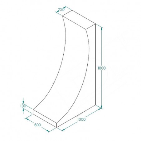 KID'S NINJA FOAM WALLHEIGHT 1M80