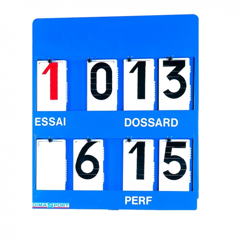REPLACEMENT DIGIT BLOCKFOR PERFORMANCE INDICATOR 19 X 33.5 CM