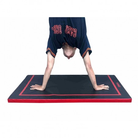 HSPU BLACK FITNESS MAT 122 X 70 X 4 CMWITH MARKING 101.6 X 60.96 CM