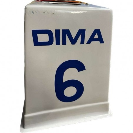 SET OF 8 LANE MARKERS – FROM 1 TO 8GOOD DEAL - SLIGHTLY SCRATCHED PAINT