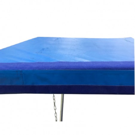 BEVELLED TRAMPOLINE SAFETY MAT WITH REMOVABLE WEDGE240X300X20CM