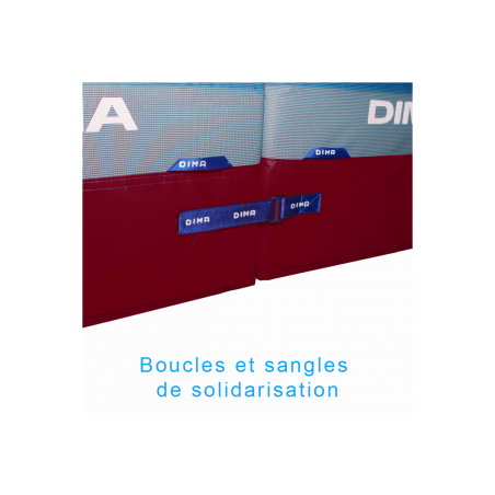 MATELAS DE RECEPTION DIMASPORTMONOBLOC JUXTAPOSABLE AVEC SANGLE