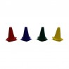 COLOURED PVC CONE MARKERS HEIGHT 17CM OR 37CM