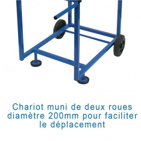CHARIOT DE TRANSPORT DE DISQUESCAPACITÉ 28 DISQUES