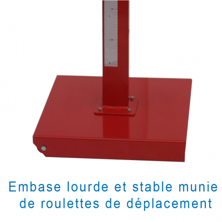 COMPETITION TELESCOPIC STEEL HIGH JUMP STANDARDS (PER PAIR)