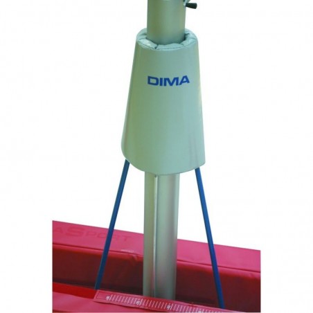 SCREW AND TIE-ROD PROTECTION/PADFOR POLE-VAULT UPRIGHT