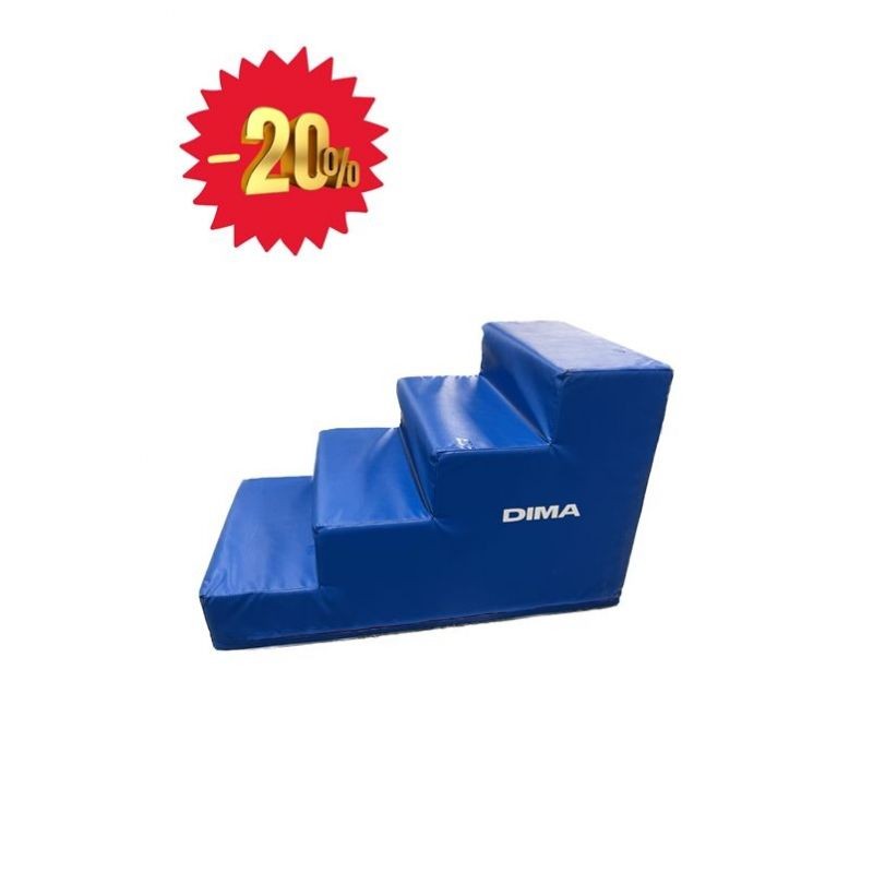 BON PLAN - MODULE MOUSSE ESCALIER 4 MARCHES 100X60X60 CM