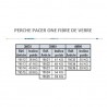 FIBERGLASS PACER ONE POLEFROM 3M35 TO 4M
