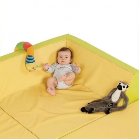 TAPIS D'ANGLE AVEC DOSSIER GAMME QUIETUDE DIMAKID 96 X 96 X 30 CM